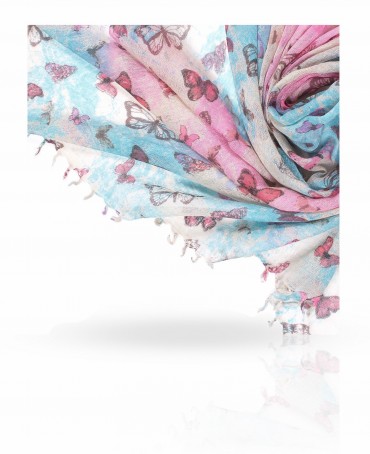 Палантин Женский W-VINTBUTTERFLY/BE